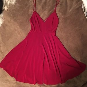 Red dress